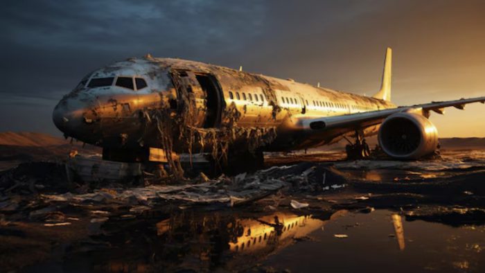 Watch: Large plane in flames after strikes on Sana’a airport